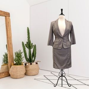 White House Black Market 2PC Blazer Skirt Suit Set